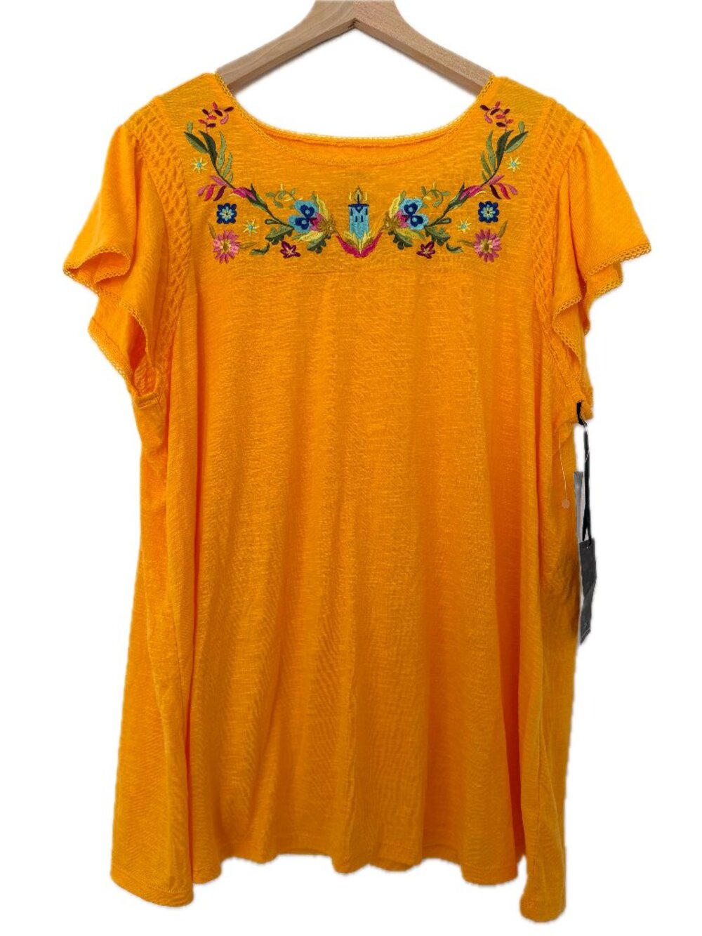 New Torrid Disney Encanto Orange Embroidered Top - Size 2X